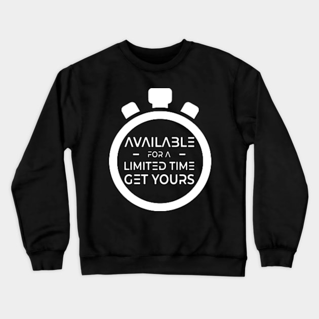 available for a limited time get yours Crewneck Sweatshirt by fanidi